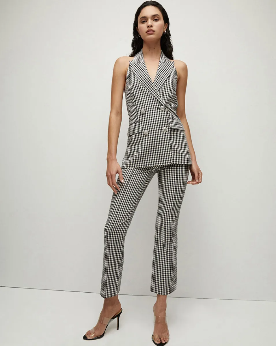 Enfield Gingham Halter Vest>Veronica Beard Hot