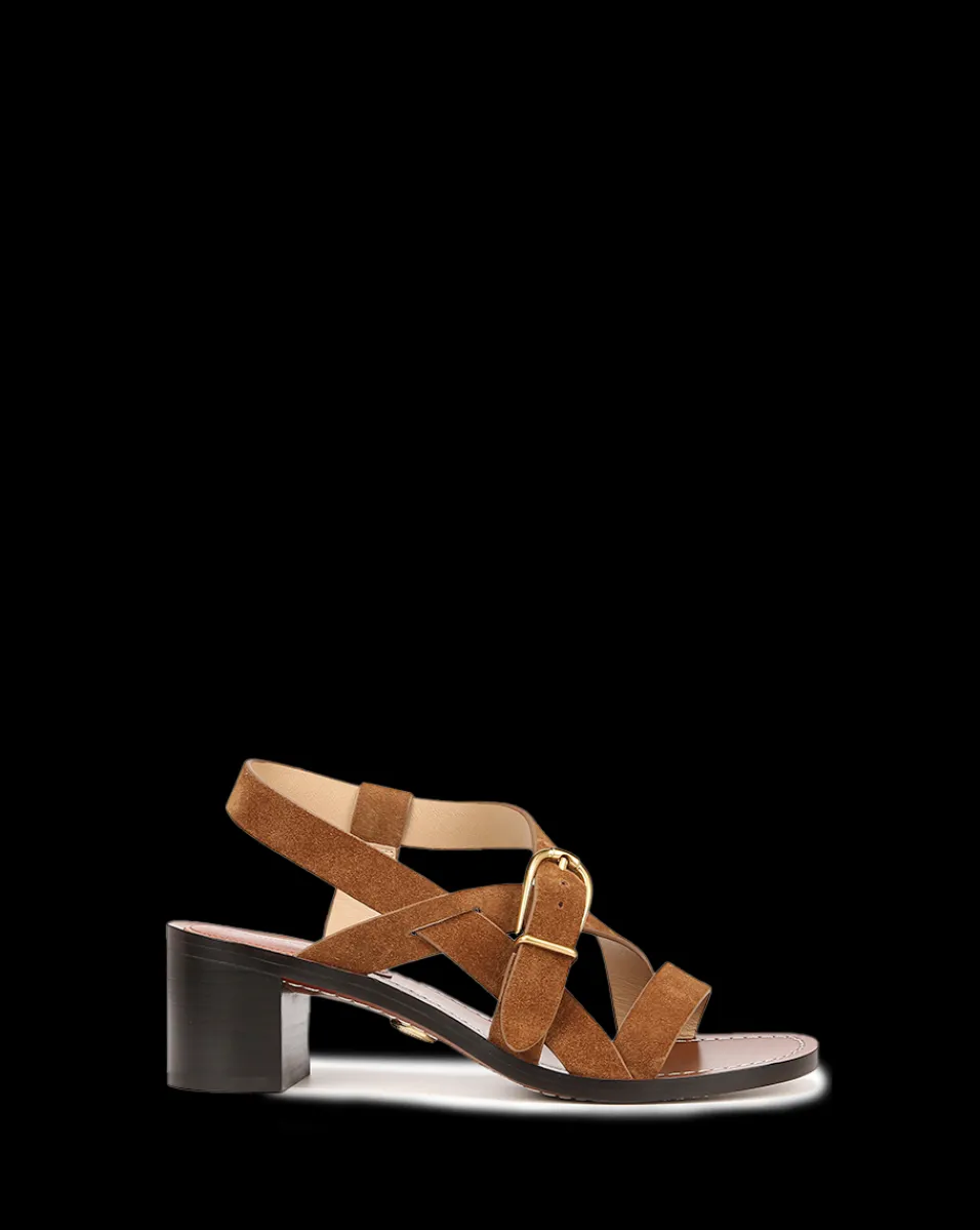 Etta Suede Sandal in>Veronica Beard Sale