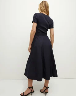 Facia Mixed-Media Dress in><noscript><img width=