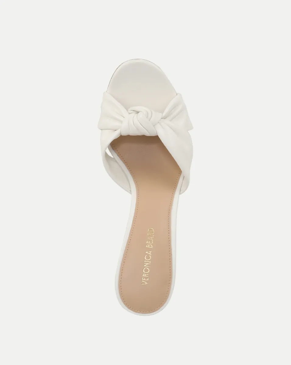 Ganita Knot-Front Sandal in>Veronica Beard Discount