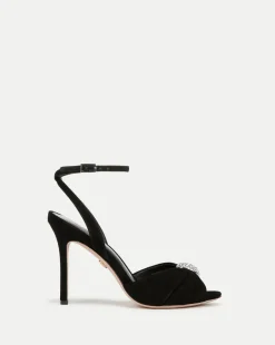 Genevieve Peep-Toe Sandal in x Poppy Delevingne>Veronica Beard Hot