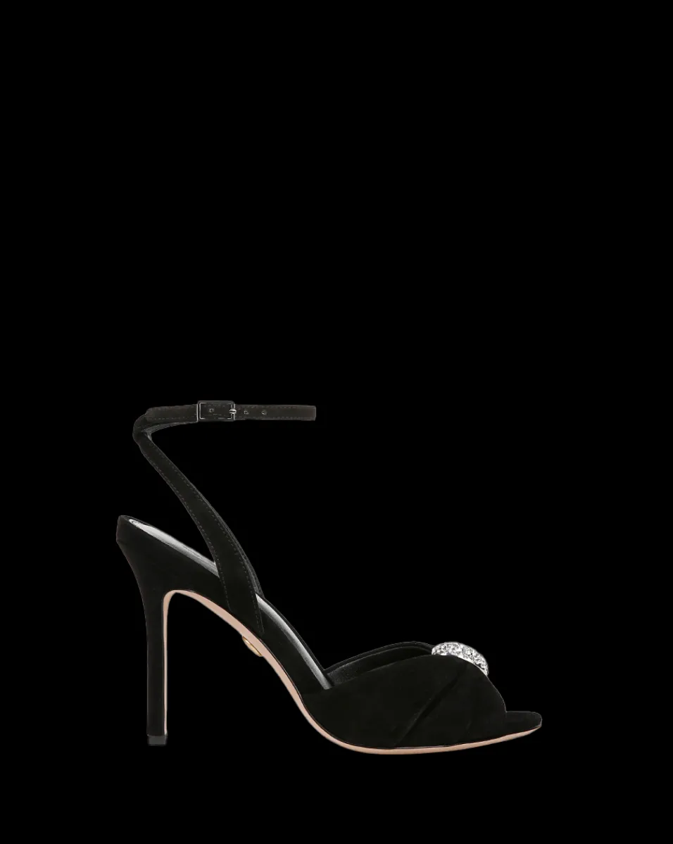Genevieve Peep-Toe Sandal in x Poppy Delevingne>Veronica Beard Hot