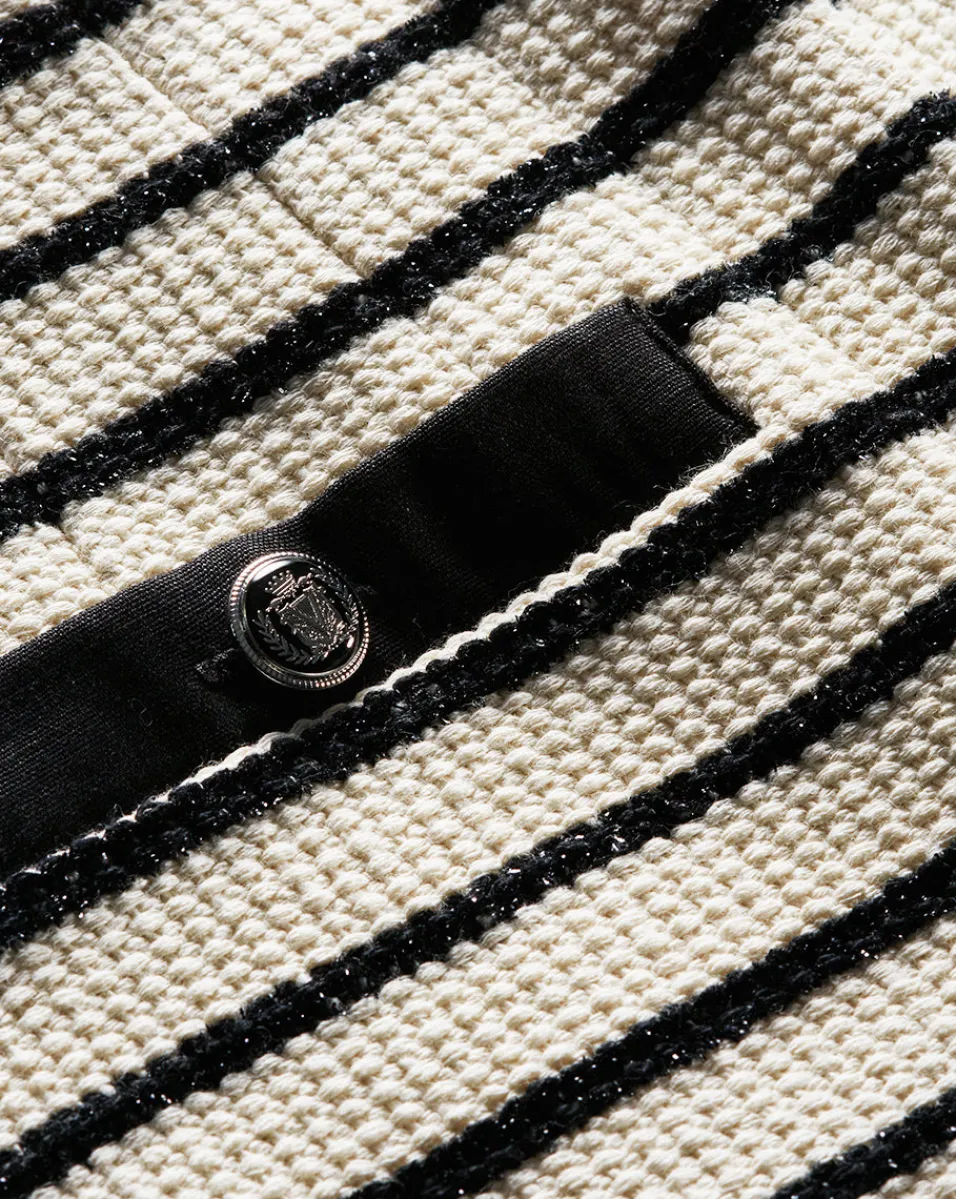 Gershwin Striped Short in>Veronica Beard Outlet