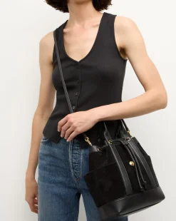 Goody Suede Bag in>Veronica Beard Hot