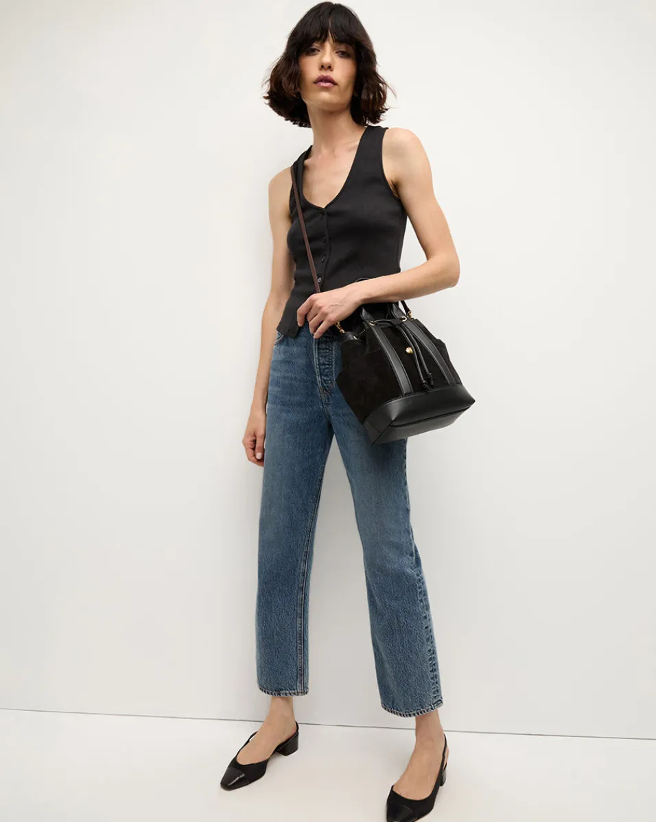 Goody Suede Bag in>Veronica Beard Hot
