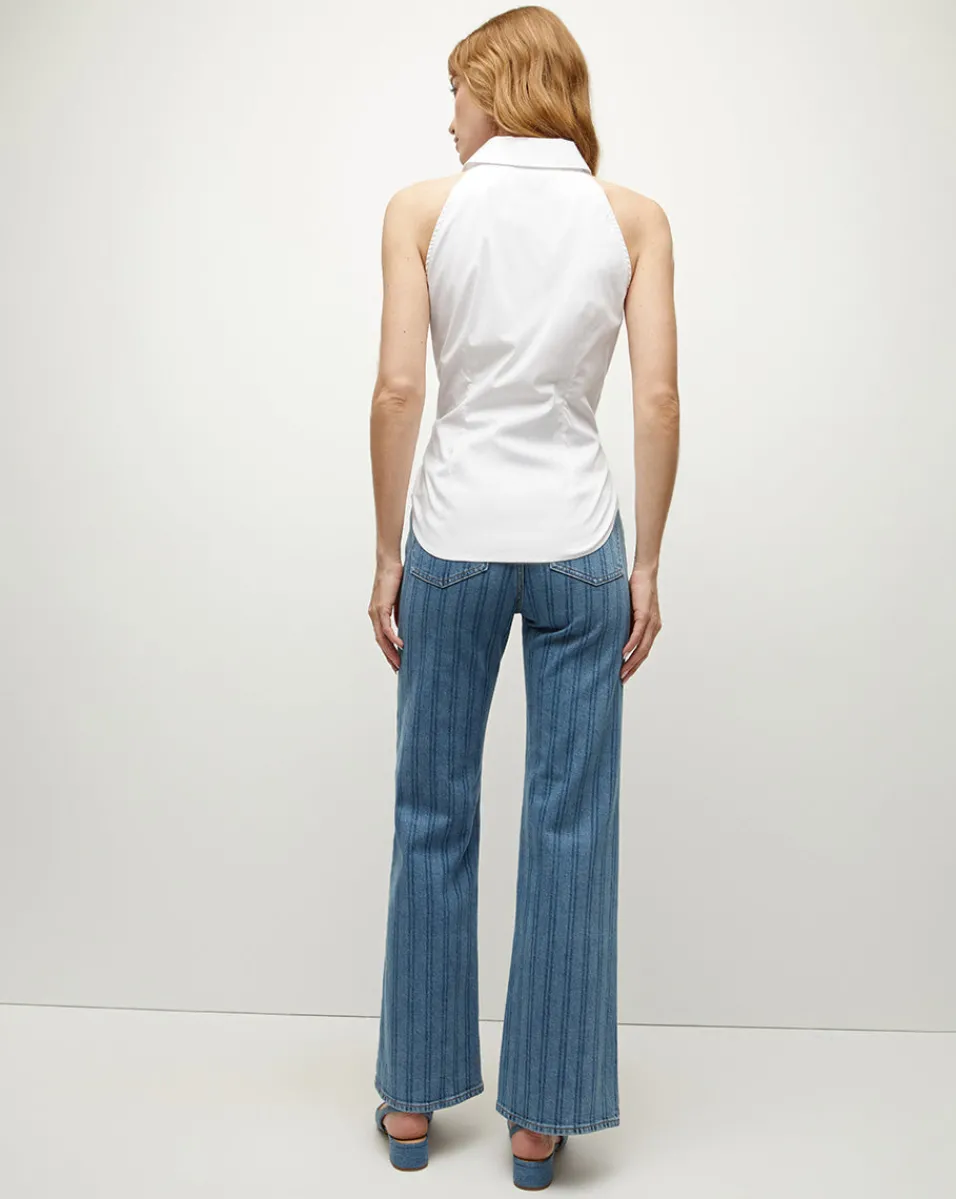 Harper Poplin Top in>Veronica Beard Sale