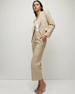 Hosanna Khaki Linen Dickey Jacket><noscript><img width=
