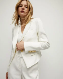Hosanna Linen Dickey Jacket in>Veronica Beard Online