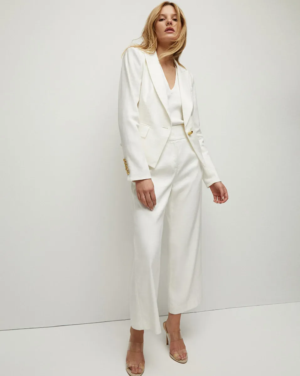 Hosanna Linen Dickey Jacket in>Veronica Beard Online