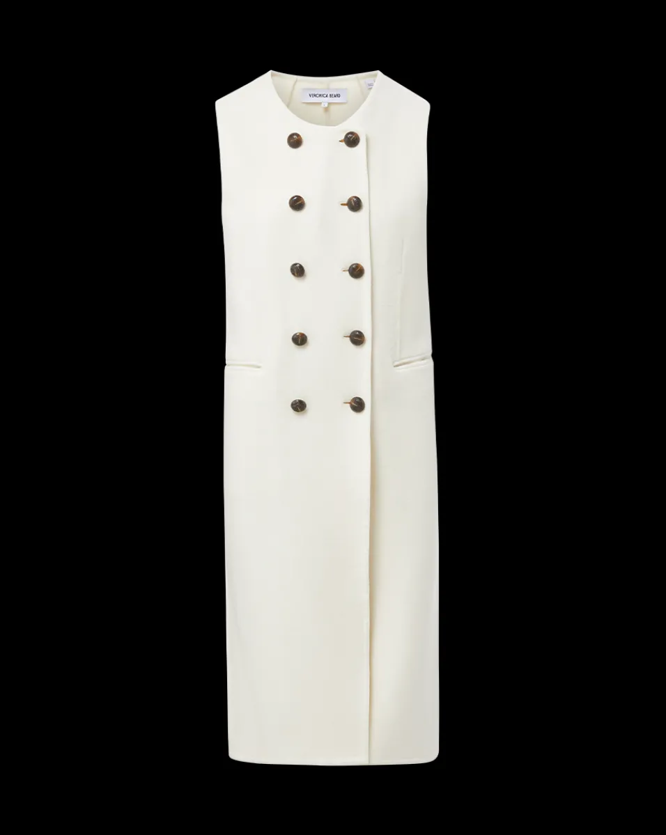 Hoxton Long Vest in>Veronica Beard Hot