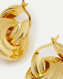 Interlocking Hoop Earring>Veronica Beard Sale