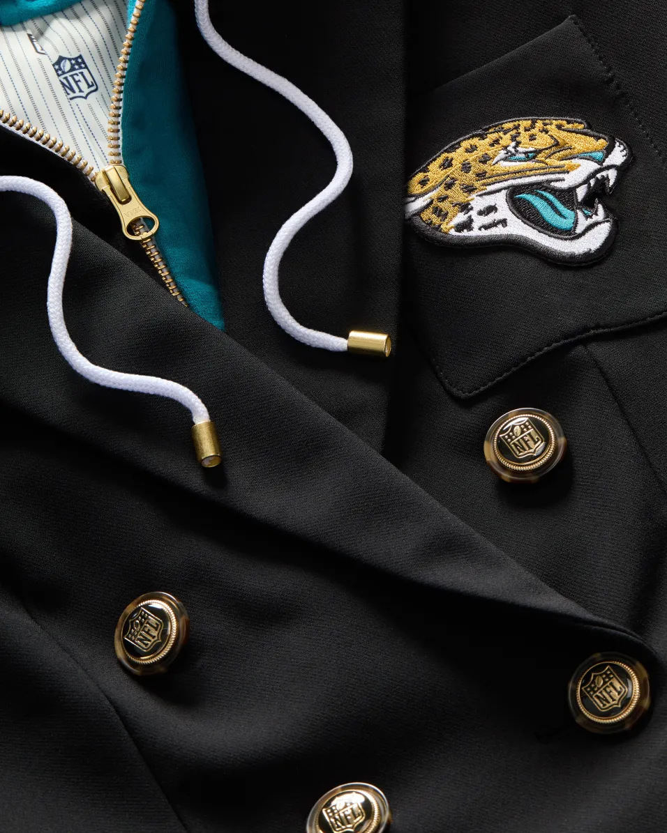 Jacksonville Jaguars Dickey Jacket in Black/Gold>Veronica Beard Outlet