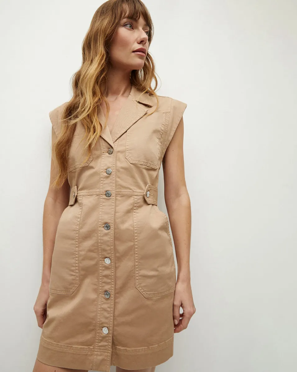Jax Cotton Shirtdress in>Veronica Beard Sale