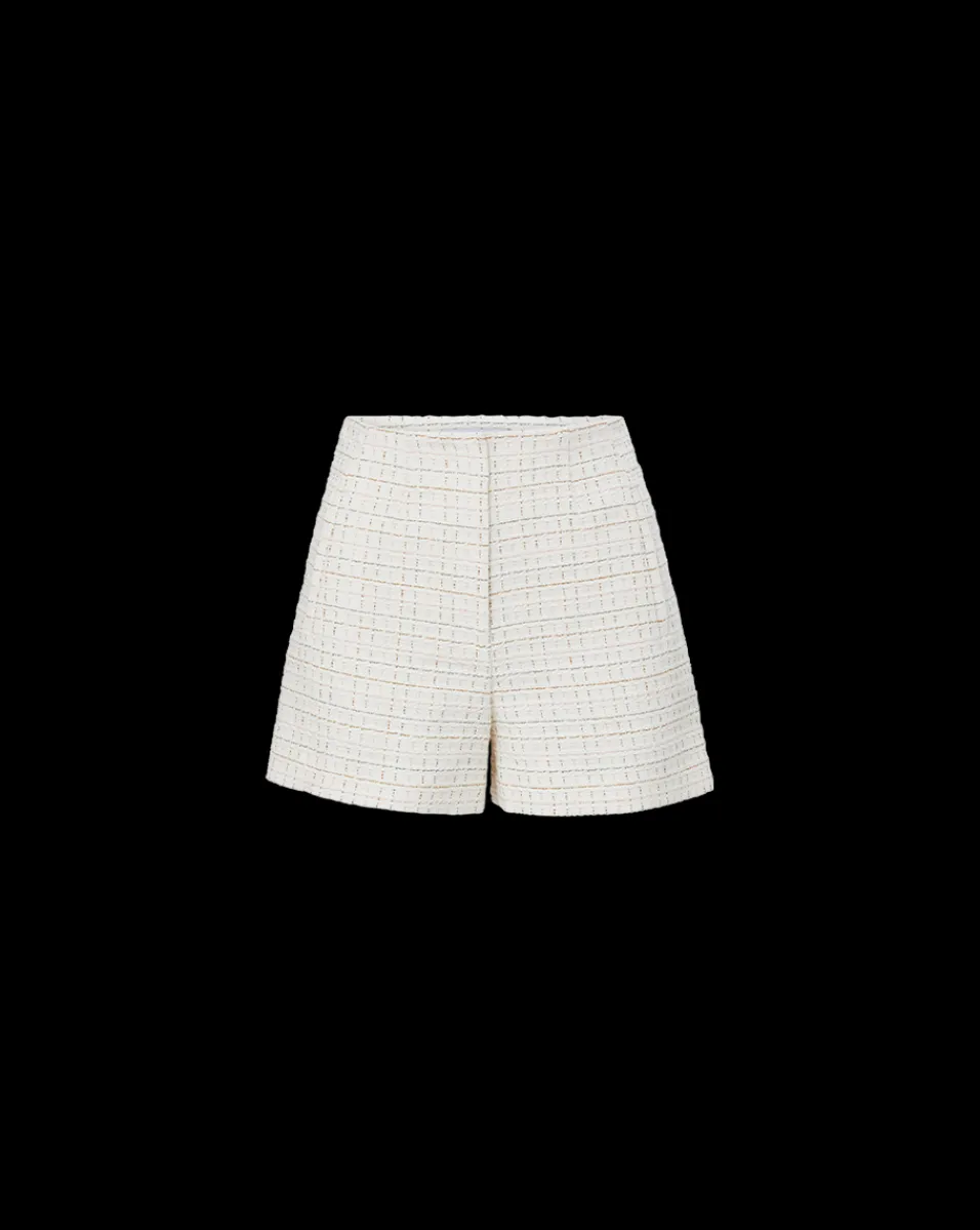 Jazmin Tweed Short in Ivory Multi>Veronica Beard