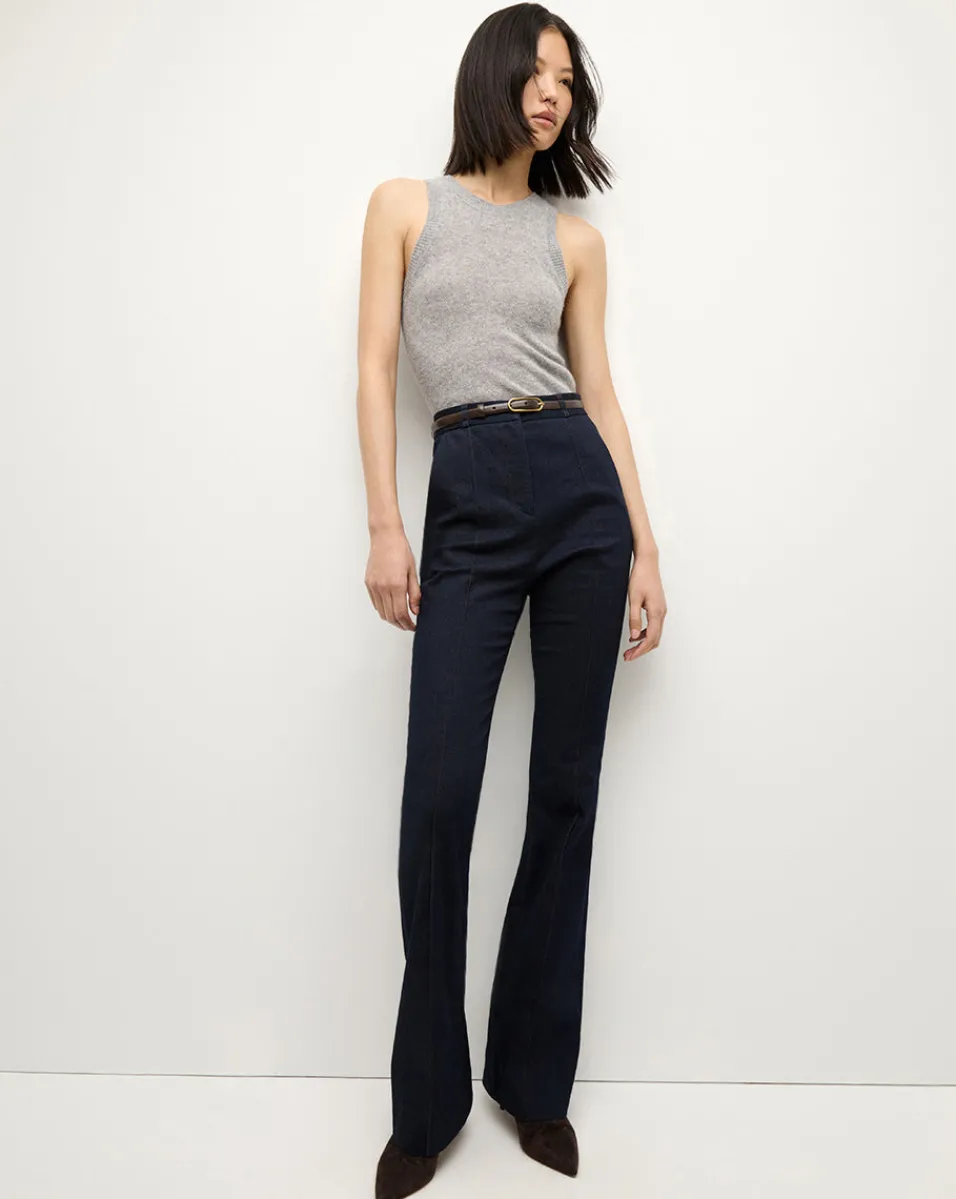 Jerrel Cashmere Tank Top in Heather Grey>Veronica Beard Outlet