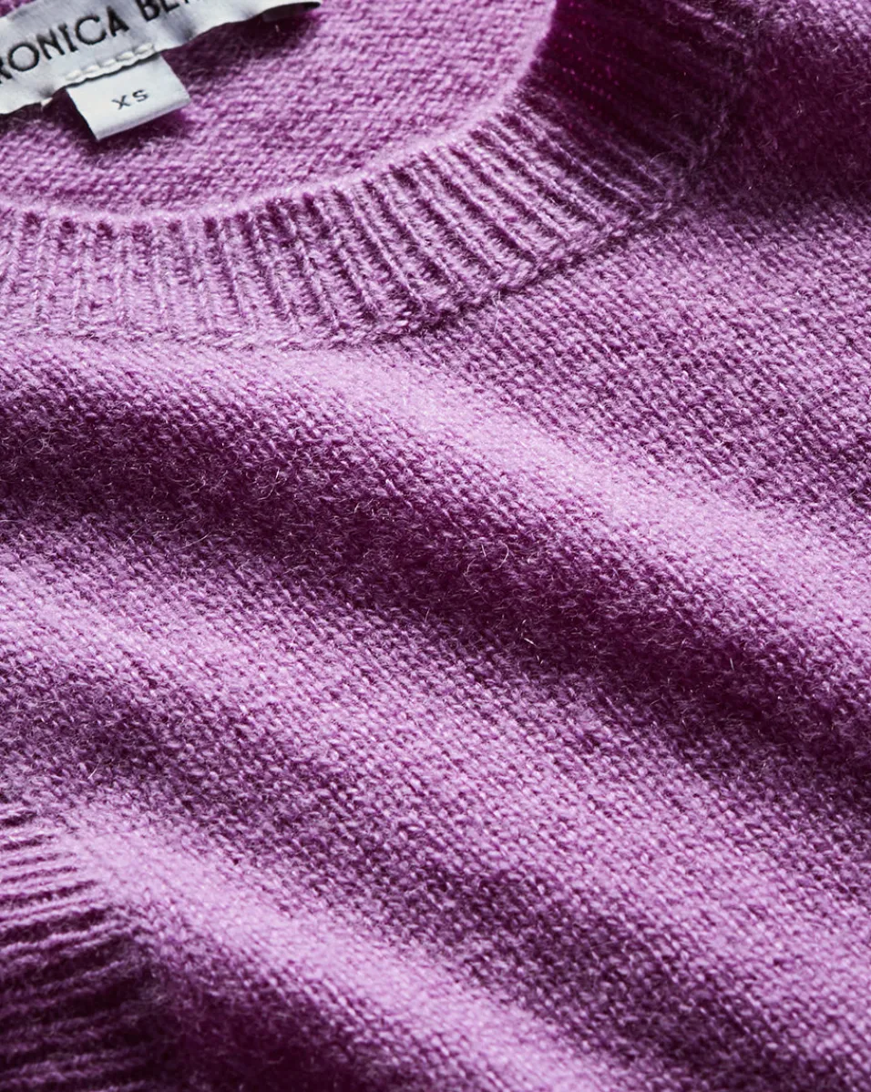 Jerrel Cashmere Tank Top in Purple>Veronica Beard Sale