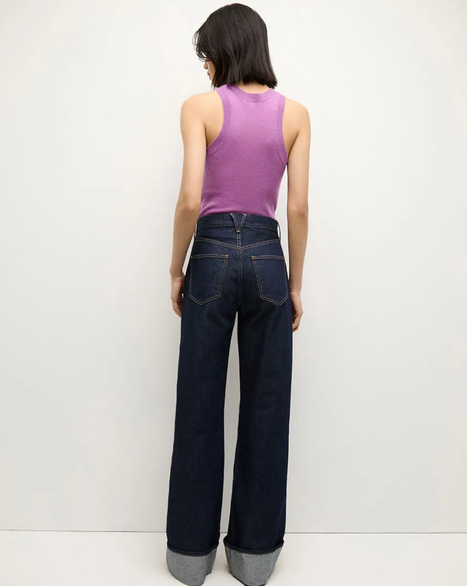 Jerrel Cashmere Tank Top in Purple>Veronica Beard Sale