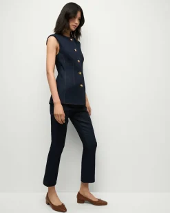 Jessup Denim Vest in Dark Oxford><noscript><img width=