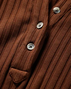 Jocelyn Henley Shirt in Brown><noscript><img width=