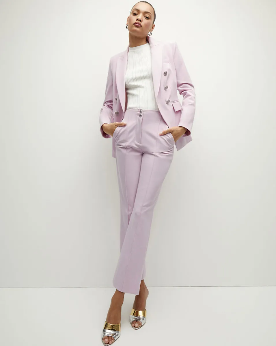 Kean Orchid Slim-Leg Pant>Veronica Beard Discount