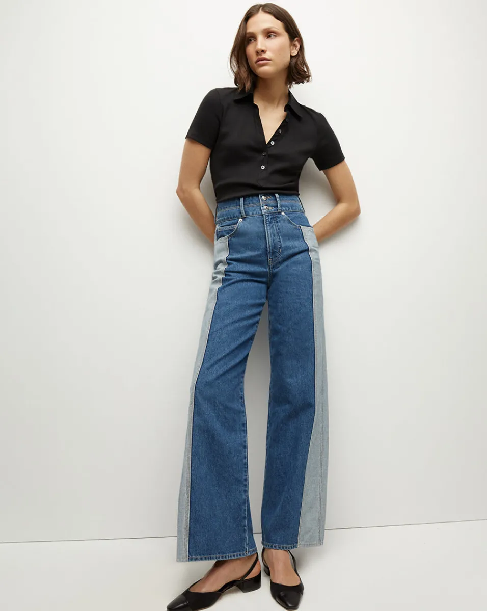 Kearney Button-Down Tee in>Veronica Beard Online
