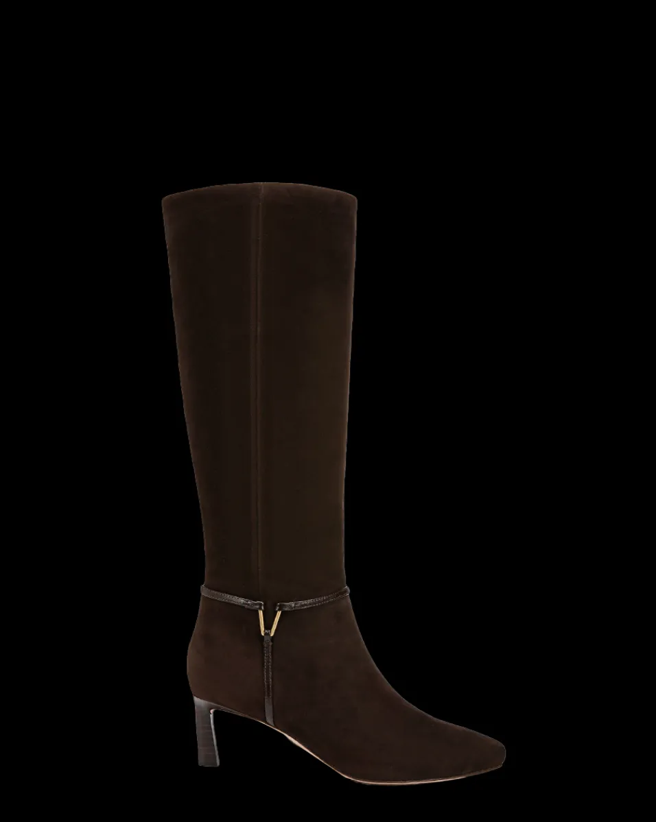Kenzie Mid-Heel Tall Boot in>Veronica Beard Discount