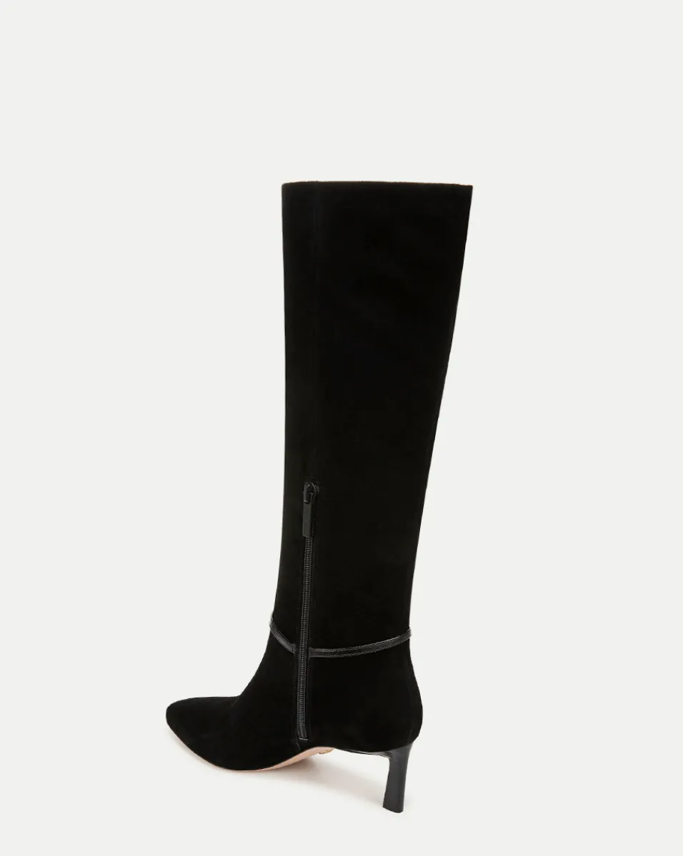 Kenzie Mid-Heel Tall Boot Wide-Calf in>Veronica Beard