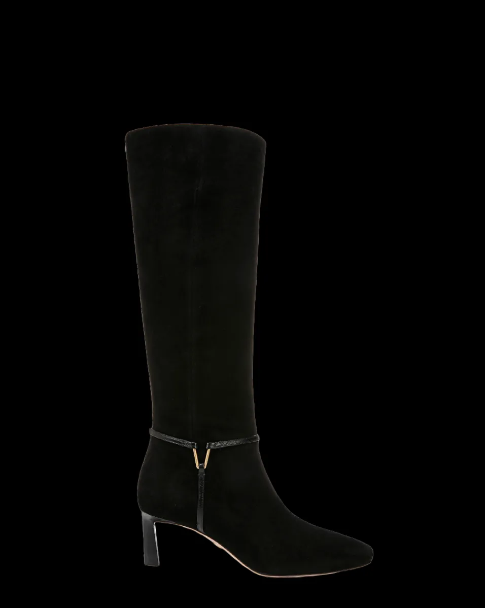 Kenzie Mid-Heel Tall Boot Wide-Calf in>Veronica Beard