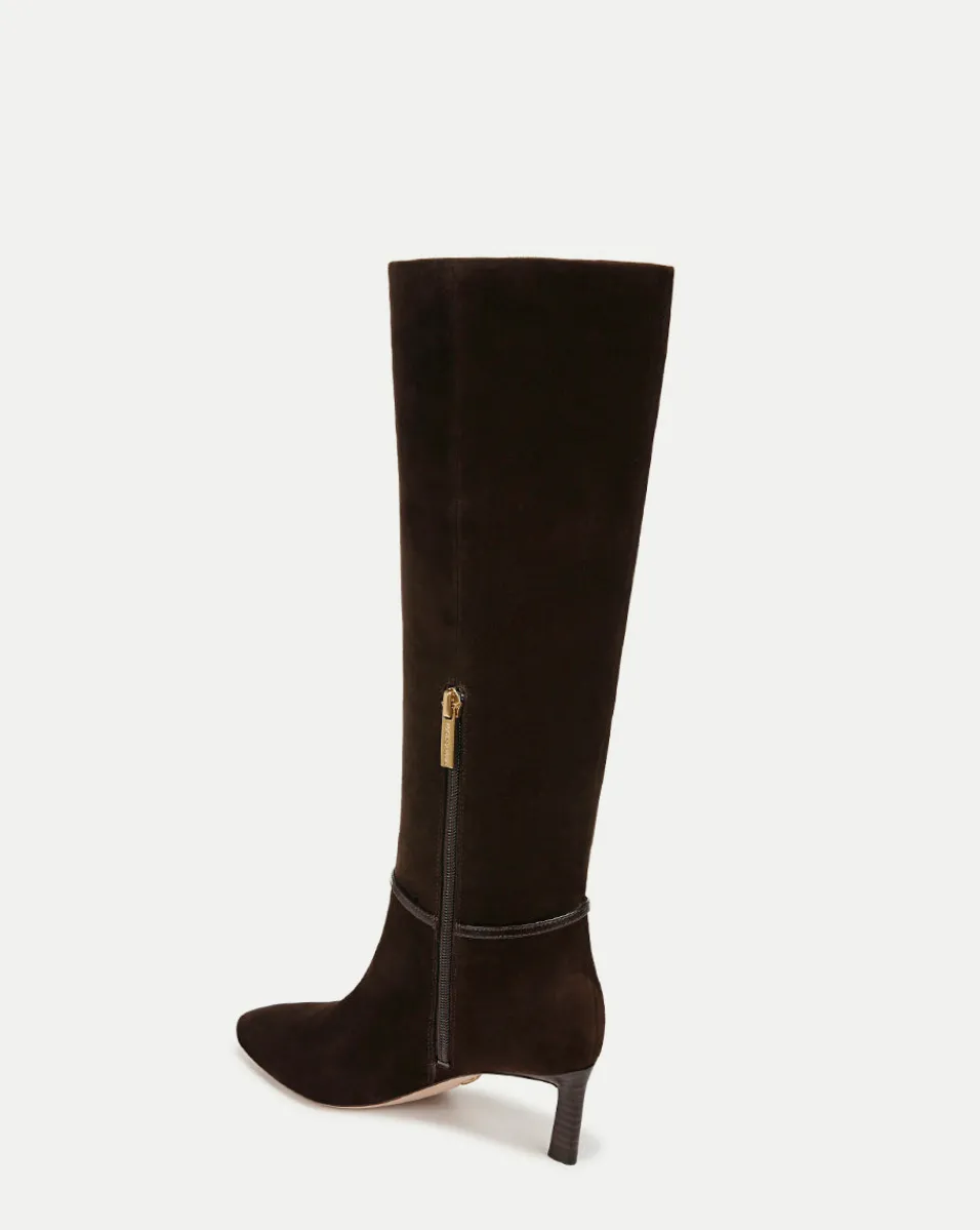 Kenzie Mid-Heel Tall Boot Wide-Calf in>Veronica Beard Sale
