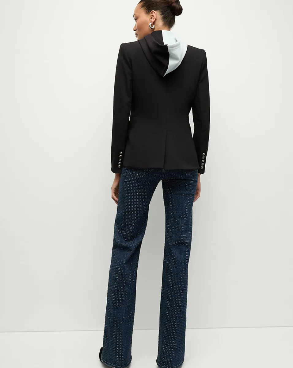 Las Vegas Raiders Dickey Jacket in Black/Silver>Veronica Beard Clearance