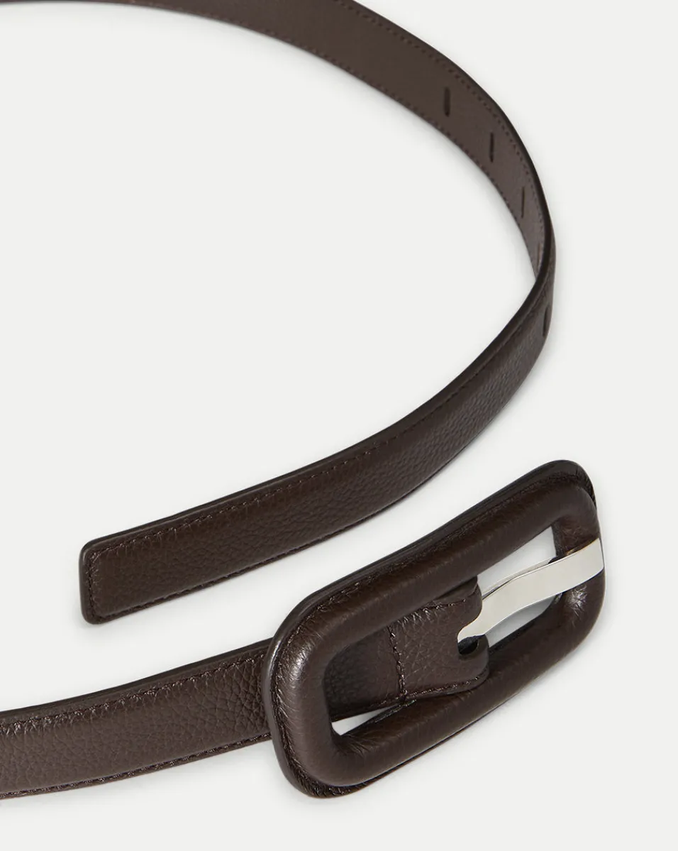 Lavanda Belt in Chocolate Brown>Veronica Beard Best
