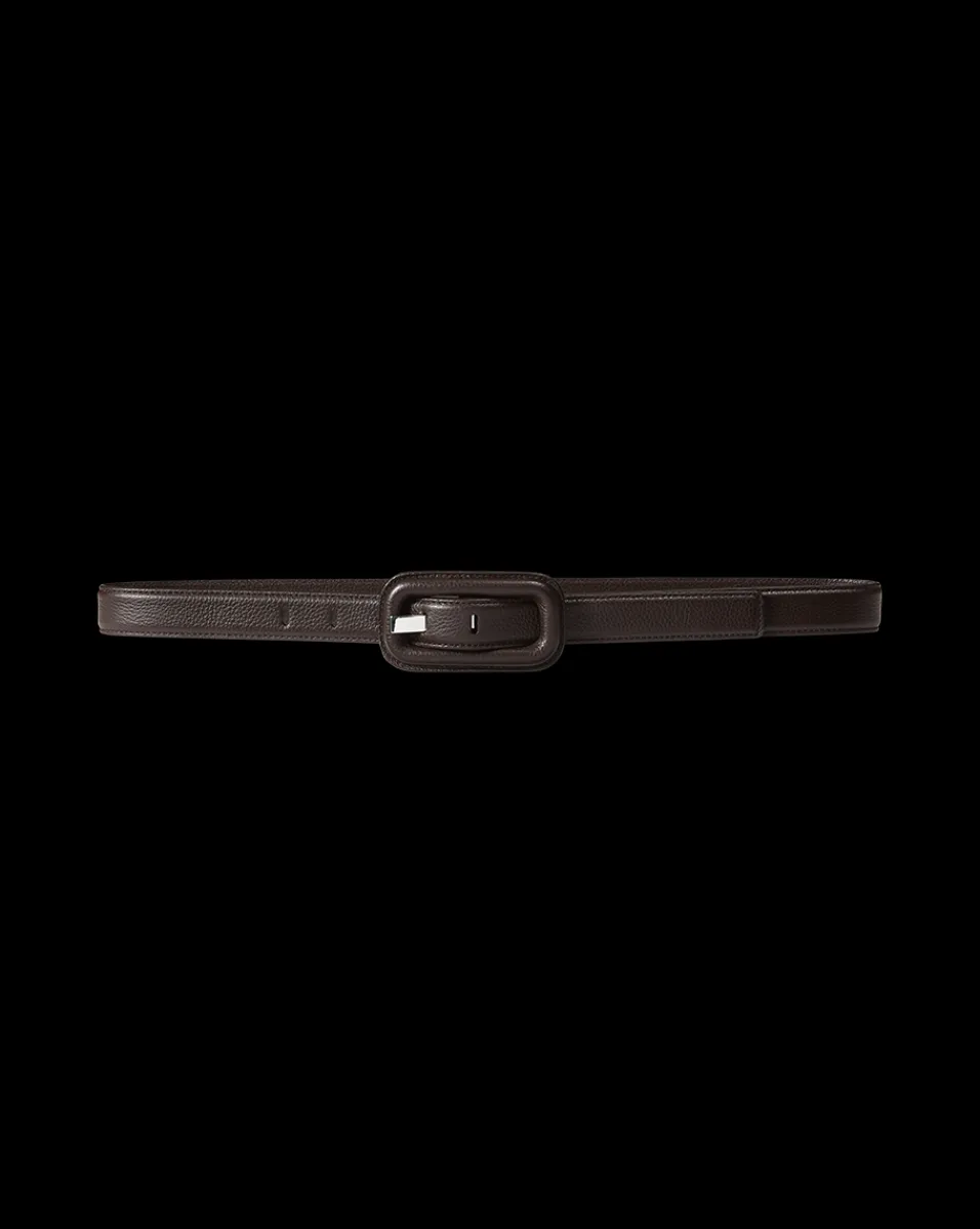 Lavanda Belt in Chocolate Brown>Veronica Beard Best