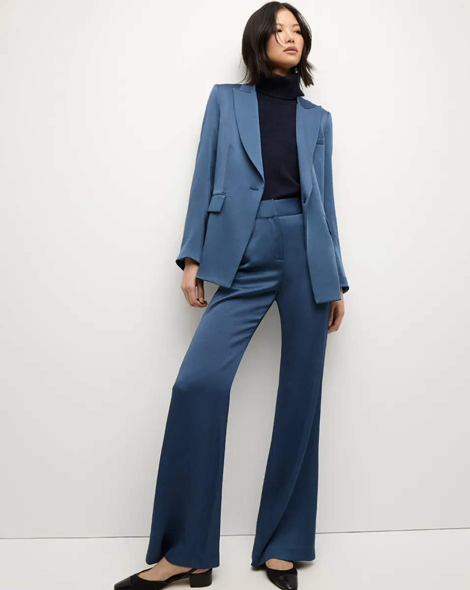 Lebone Pant in Blue Stone>Veronica Beard Online
