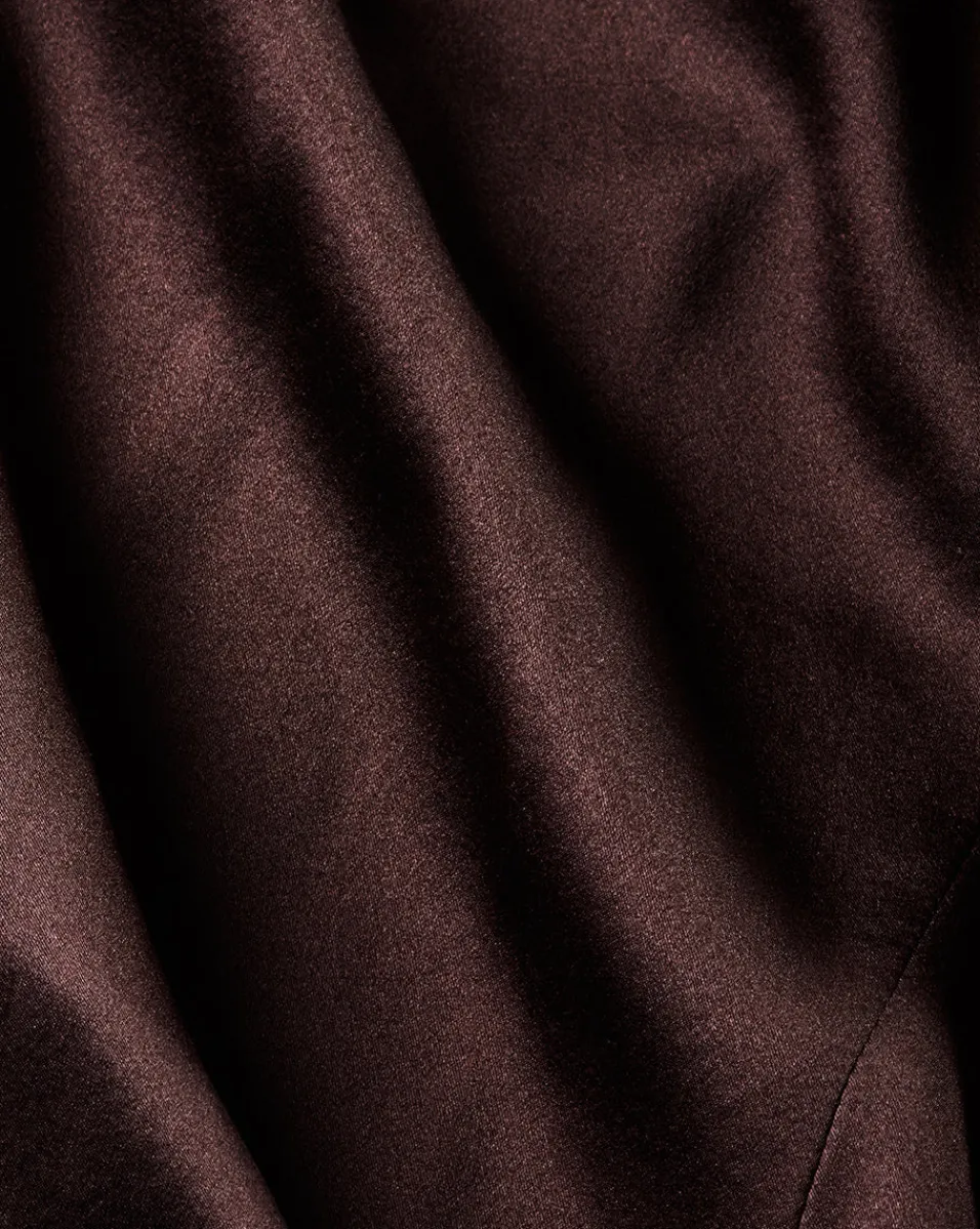 Leilany Silk Top in Dark Chocolate>Veronica Beard Clearance