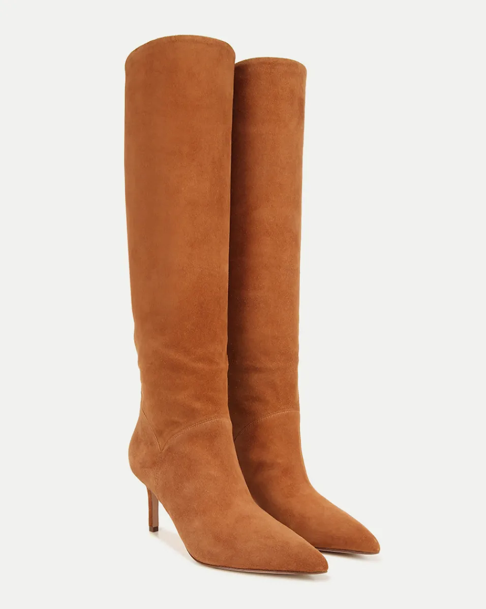 Lexington Suede Boot>Veronica Beard Hot