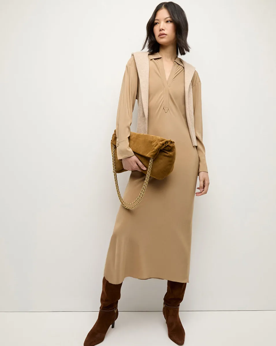 Liberty Maxi Dress in Beige>Veronica Beard Online