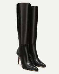 Lisa Leather Tall Boot in>Veronica Beard Hot