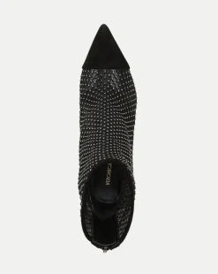Lisa Rhinestone Mesh Bootie in><noscript><img width=