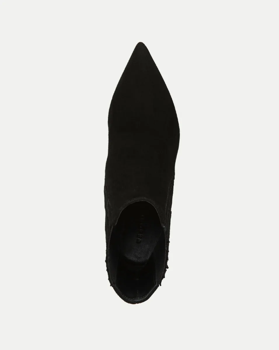 Lisa Suede Stiletto-Heel Bootie>Veronica Beard Hot