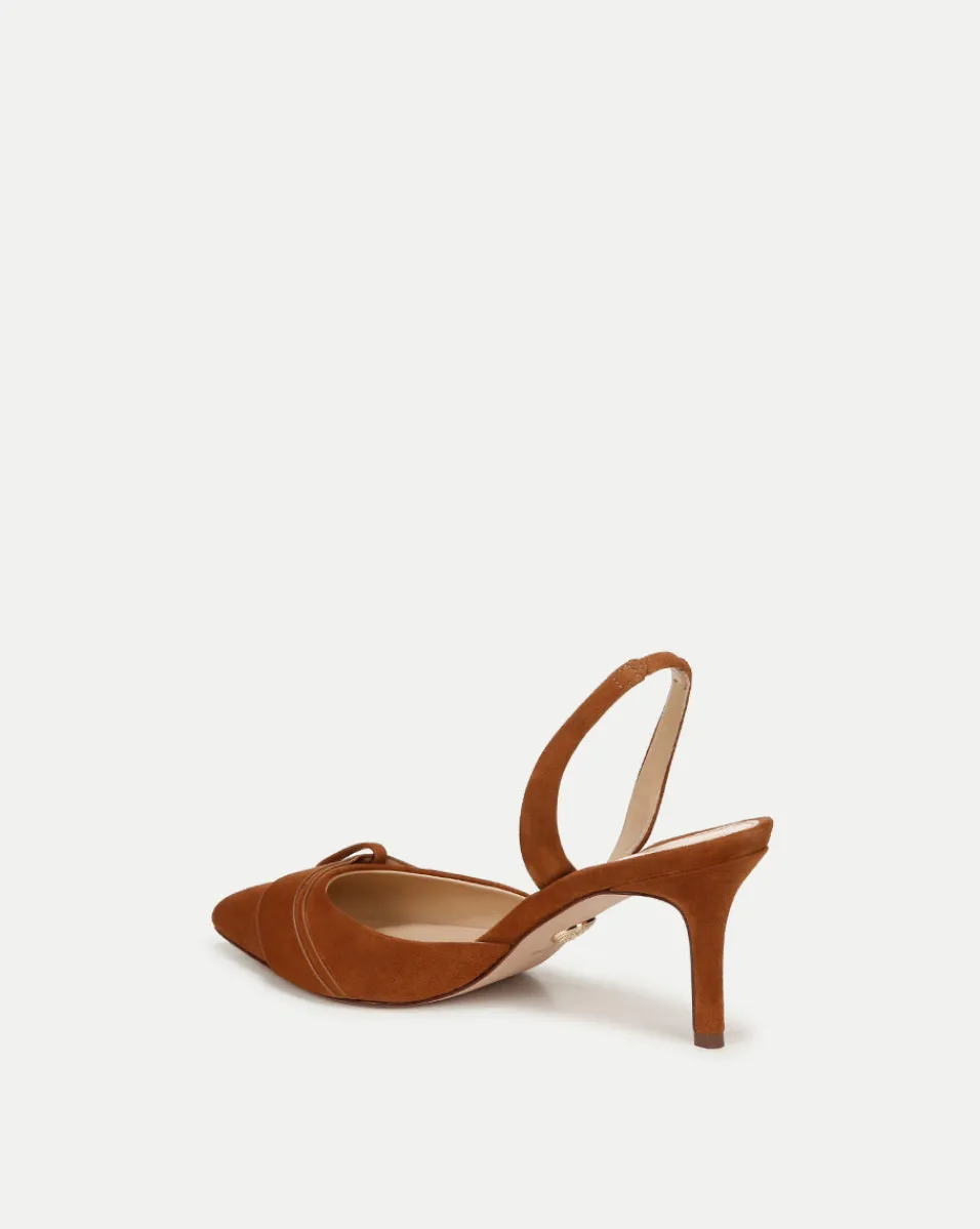 Lisbeth Suede Slingback Pump in>Veronica Beard Sale