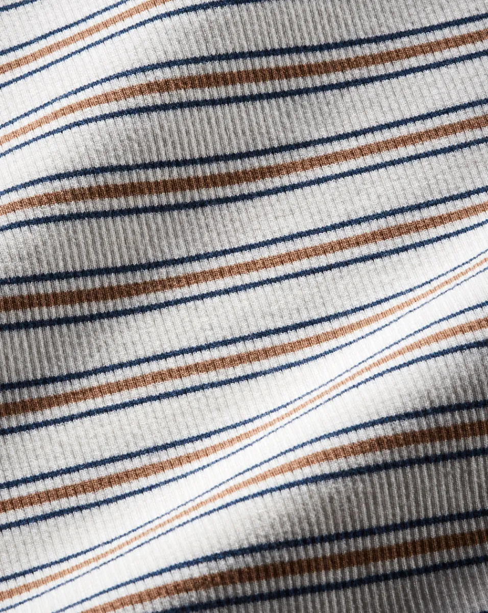 Long Sleeve Pruitt Tee in Off-White Multi>Veronica Beard Discount