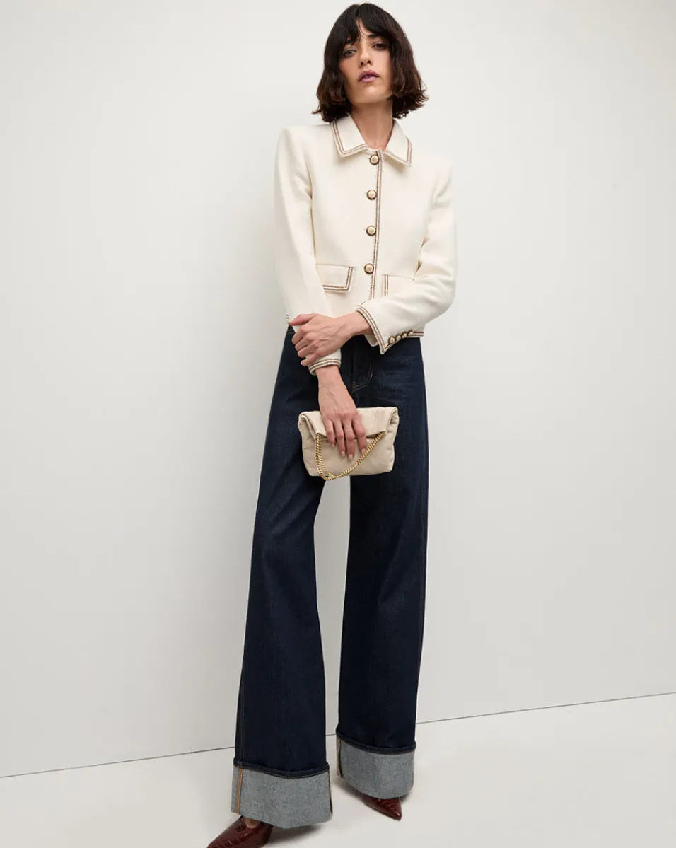 Makayla Cropped Jacket in>Veronica Beard New