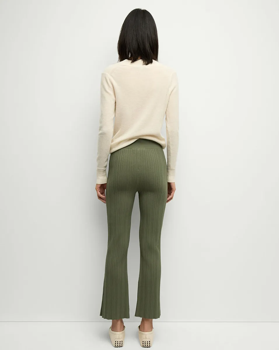 Massaro Knit Pant in Stone Army>Veronica Beard Sale
