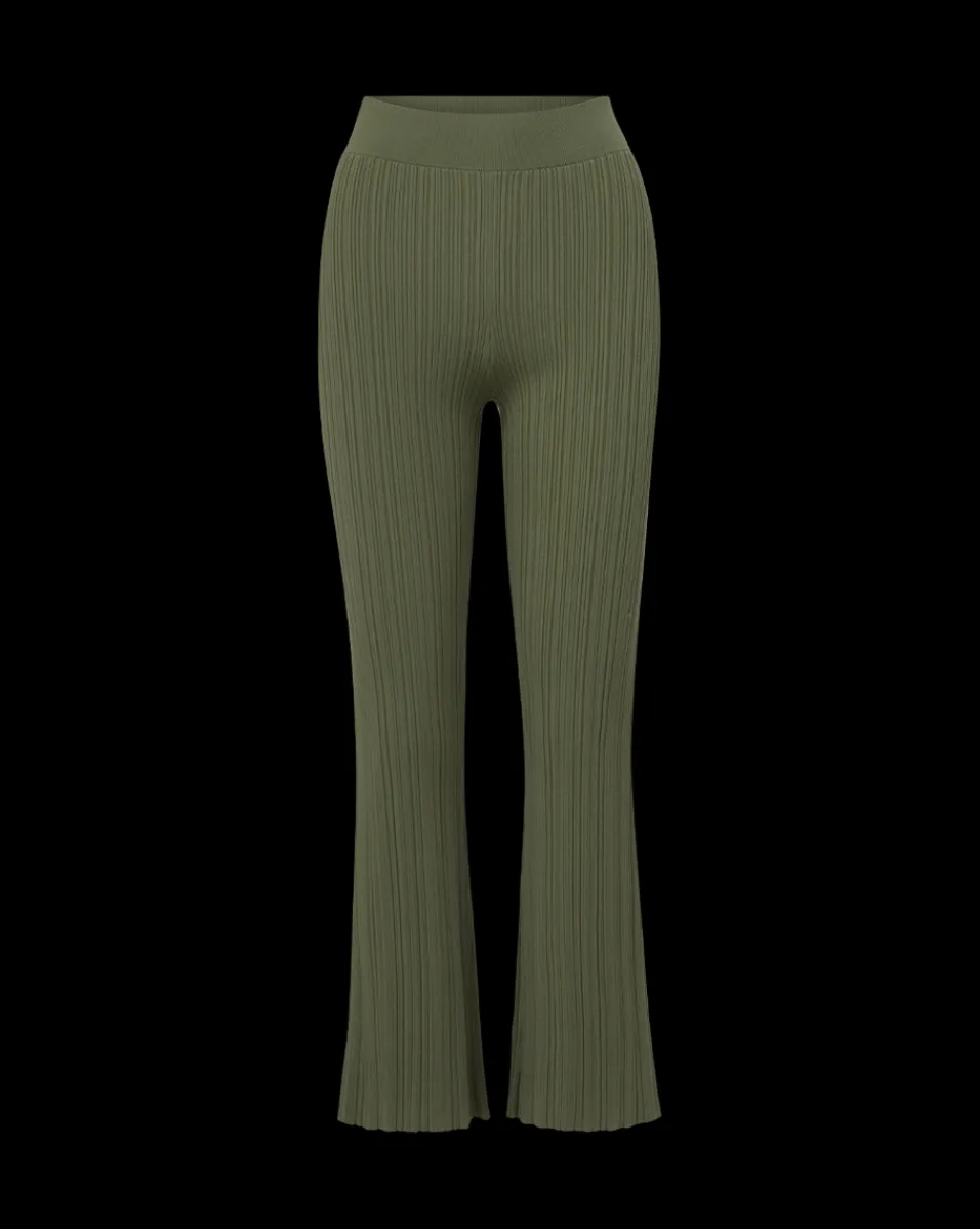 Massaro Knit Pant in Stone Army>Veronica Beard Sale