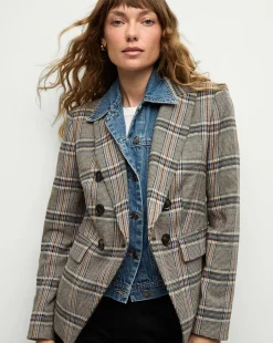Miller Dickey Jacket in Black Multi>Veronica Beard Best