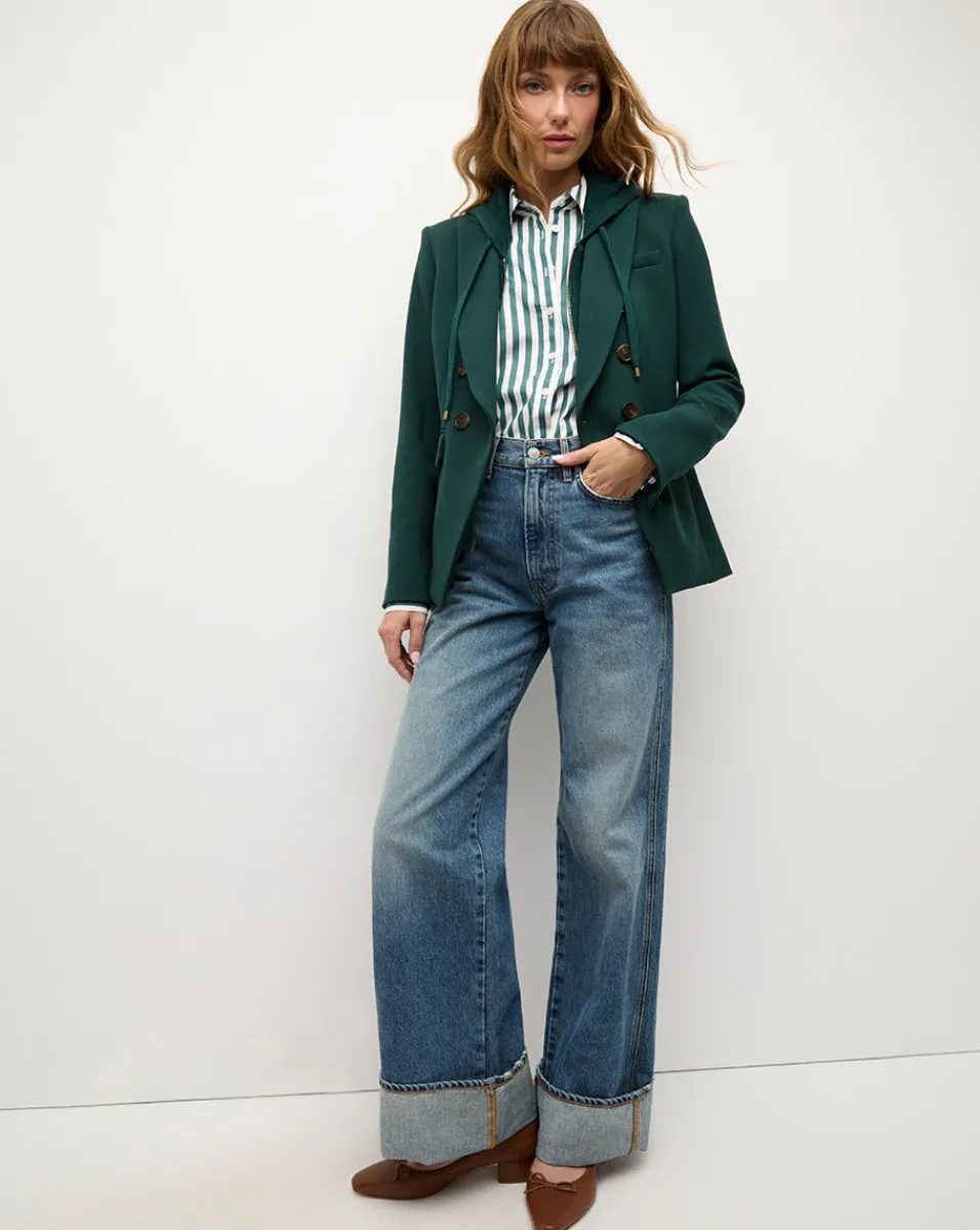 Miller Dickey Jacket in Dark Green>Veronica Beard