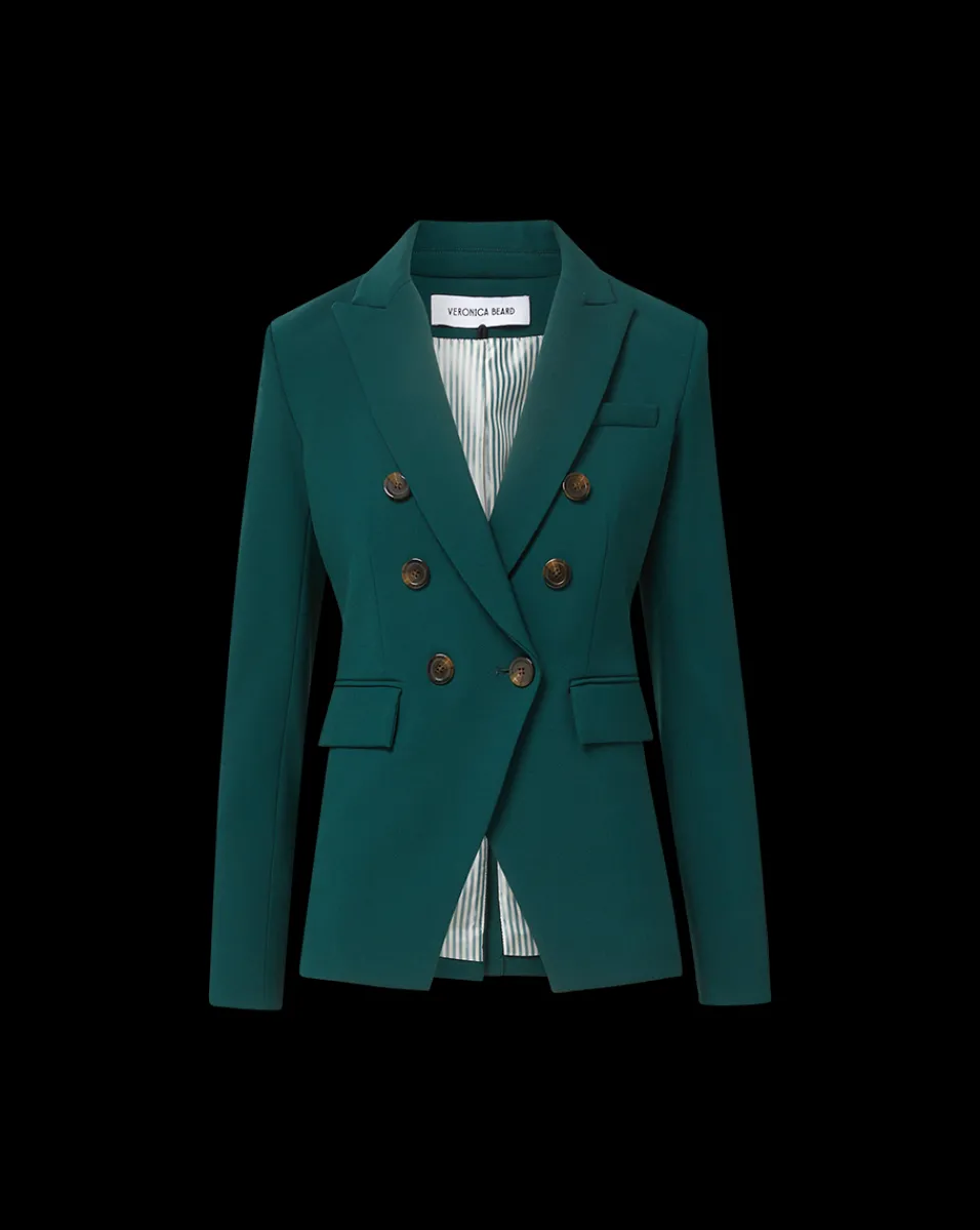Miller Dickey Jacket in Dark Green>Veronica Beard