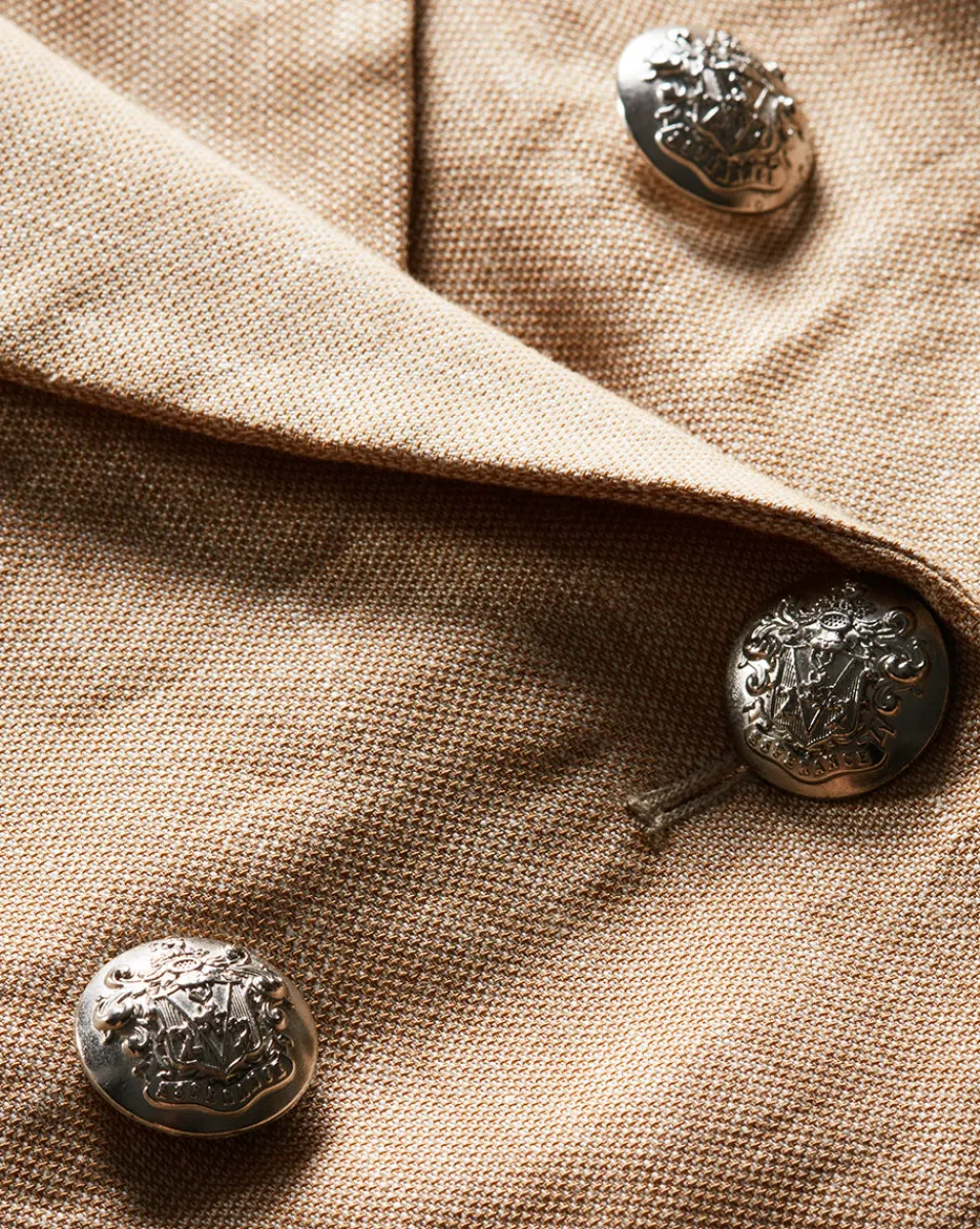 Miller Linen Dickey Jacket in Khaki Melange>Veronica Beard Best