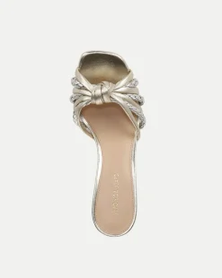 Misa Knot-Front Heel Sandals><noscript><img width=