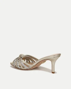 Misa Knot-Front Heel Sandals><noscript><img width=